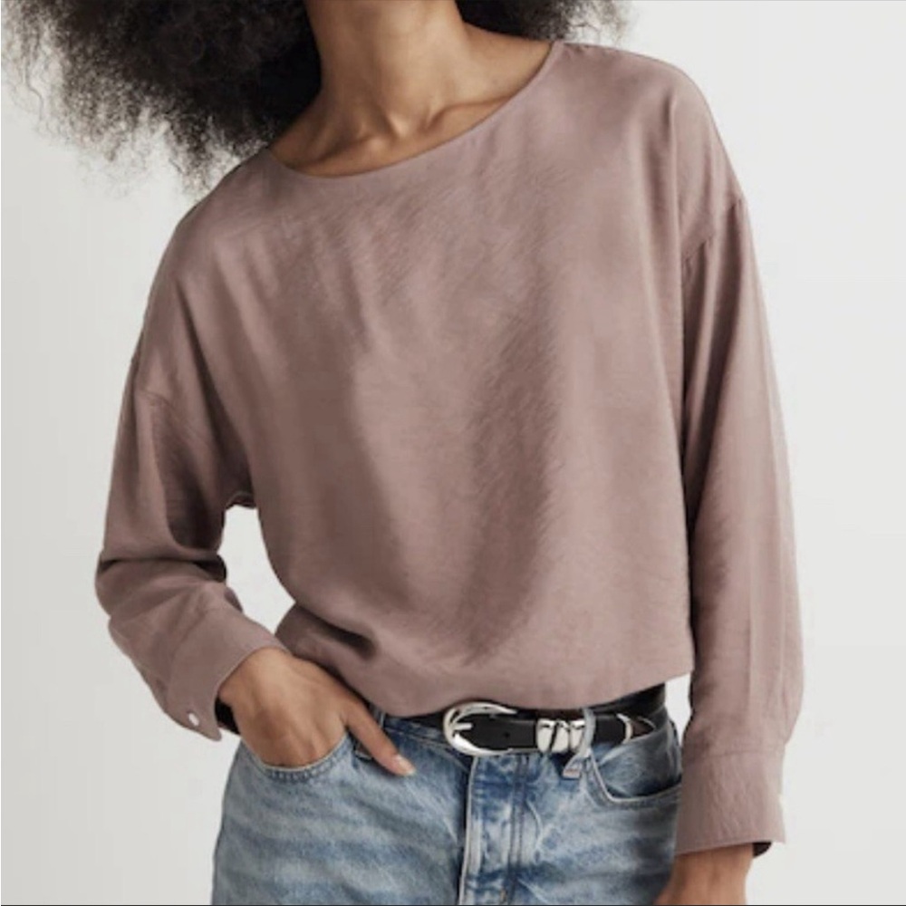 Madewell relaxed tulip-back top, size XXS (fits big)